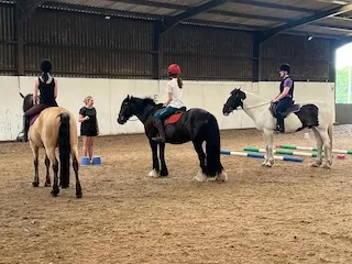 horse riding group lessons hampshire
